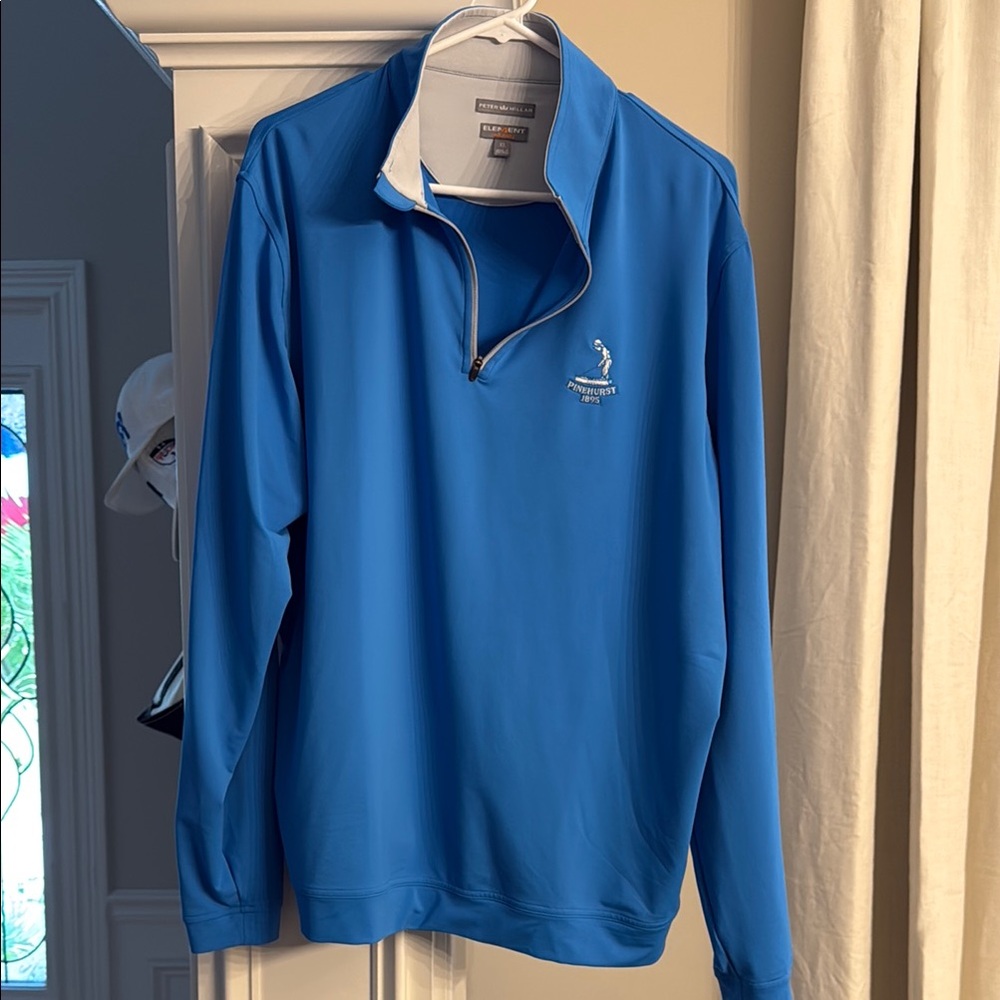 Peter Millar Pinehurst Azure Quarter-Zip Pullover
